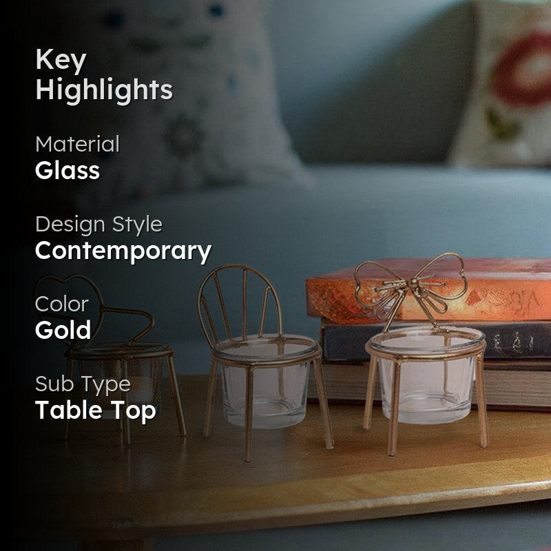 Whimsical Romance Tealight Holder - Set Of Three media 2