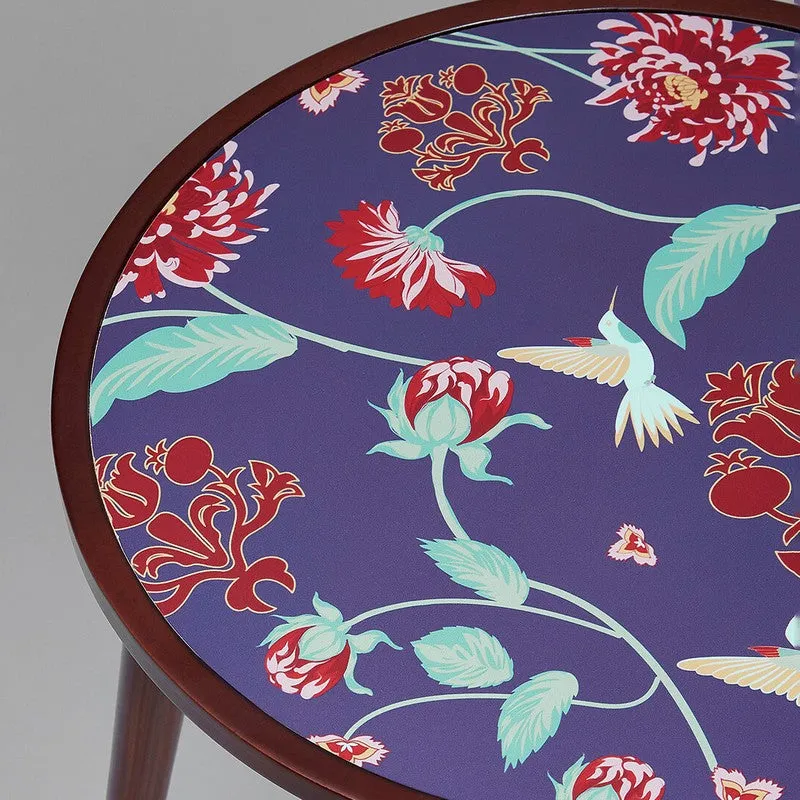 India Circus Wood Zinnian Round Side Table media 6