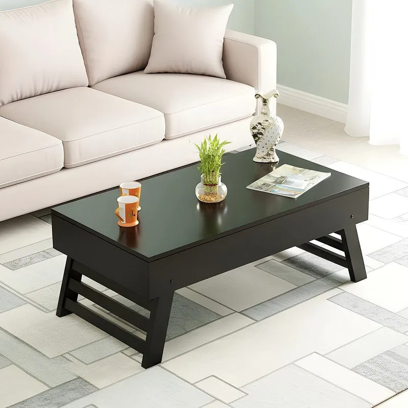 Arvion Sheesham Wooden Center Table - Black media 3