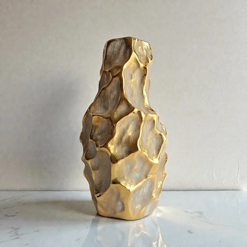 Abstract Luxe Ceramic Vase - 4