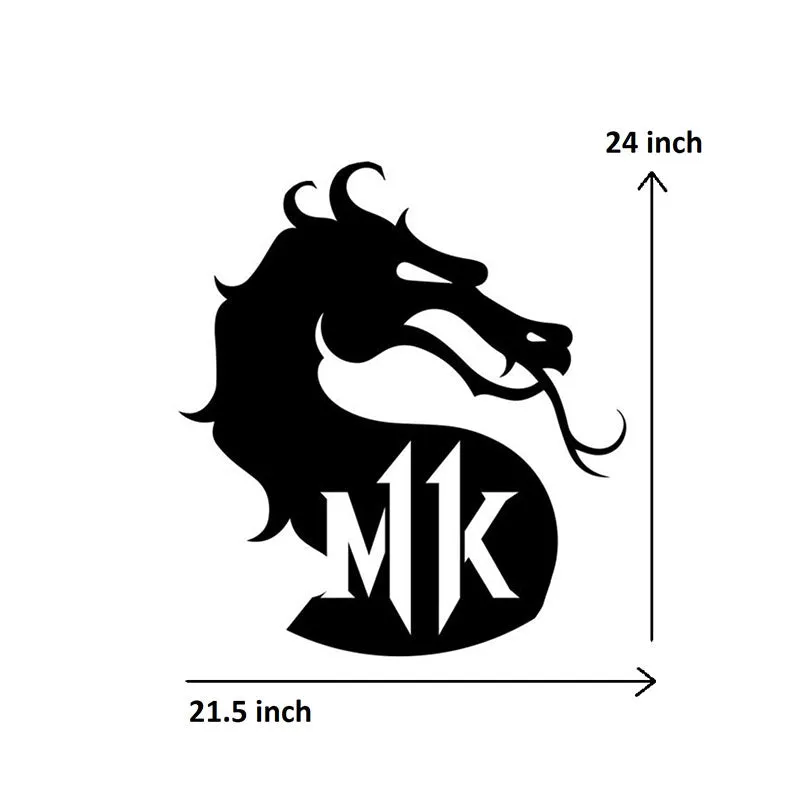 Mortal Kombat Dragon Black Iron Wall Accent media 5
