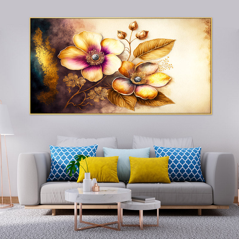 Tiberius Bloom Floral Canvas Wall Painting