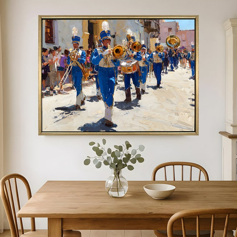 Parade Beats Canvas Wall Painting With Frame