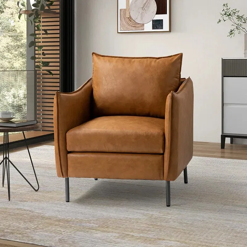 Sculpta Neem Wood Accent Chair - Brown media 3