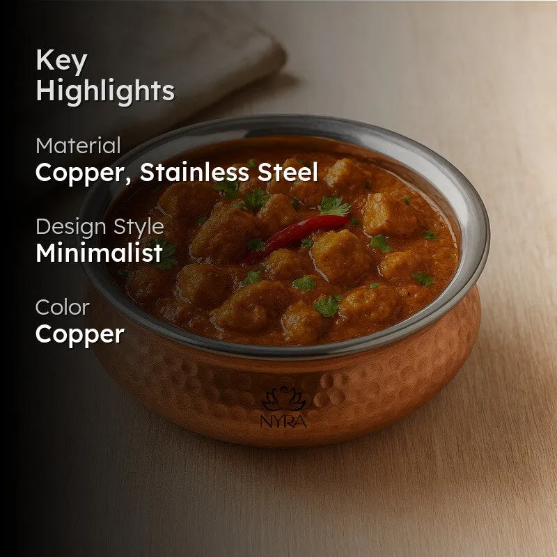 Servora Stainless Steel Serving Bowl - 200 ML media 2