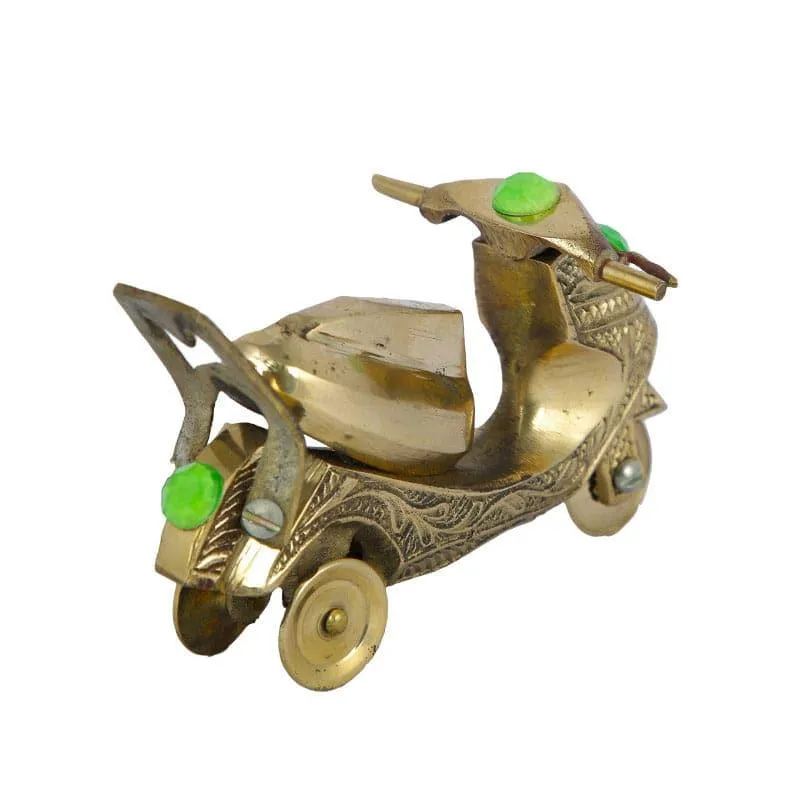 Brass Vintage Bike Showpiece media 3
