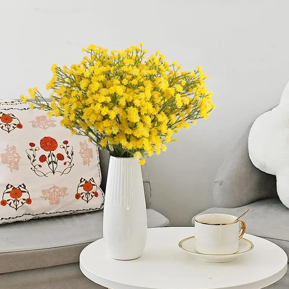 Airy Babys Breath Artificial Flower - Set Of Three media 7