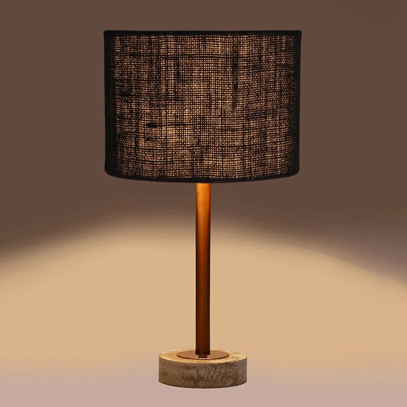 Sienna I Rodin Wooden Table Lamp - Black,Copper,White media 6