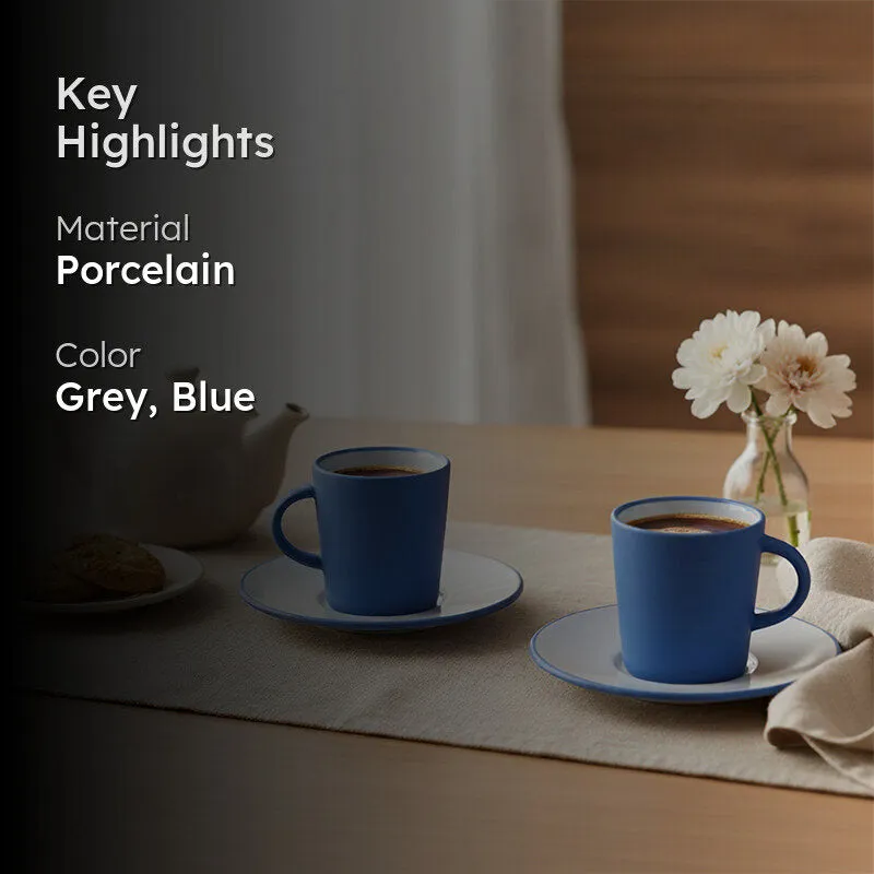 Klyvo Cup & Saucer (70 mL) - Set of Two media 2