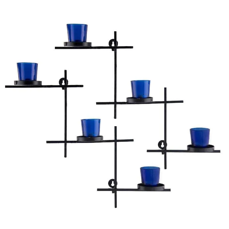 Luminaire Votive Trio (Blue) - Set Of Two media 3