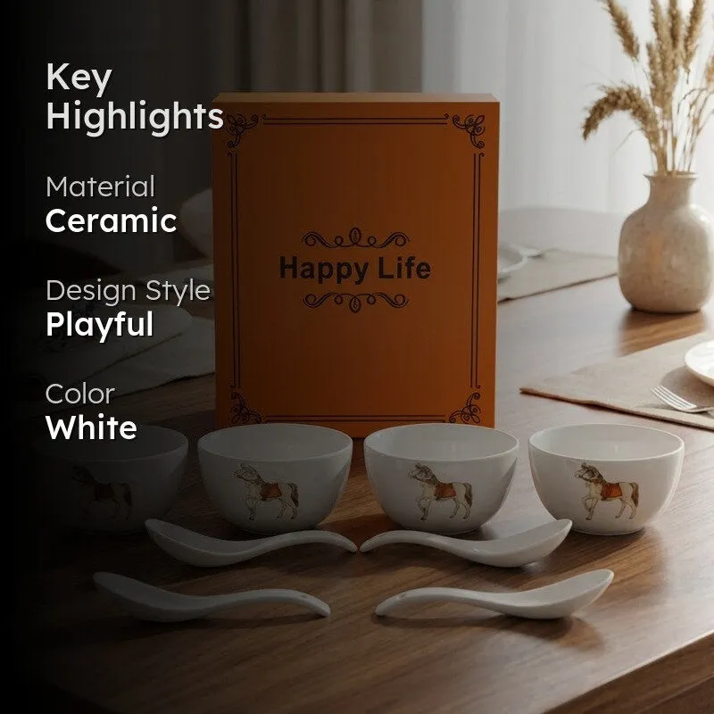 Comfort Serve Ceramic Soup Bowls (500 mL Each) - Eight Piece Set media 2