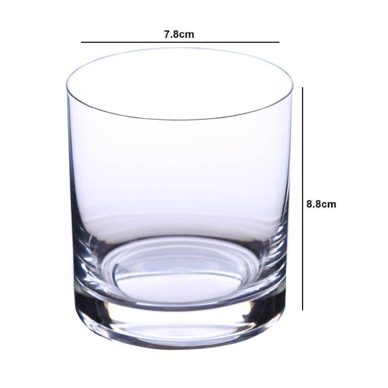 Neo Classic Bohemia Crystal Old Fashioned Glasses (280 ML) - Set Of Six media 4