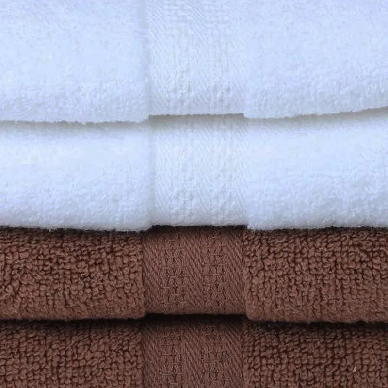 Miorah Hand Towel (White & Brown) - Set Of Four media 3