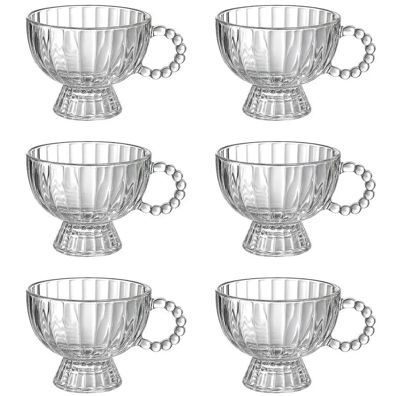 Rioware CrystalTreat Glass Dessert Bowl (160 mL Each) - Set Of Six media 3