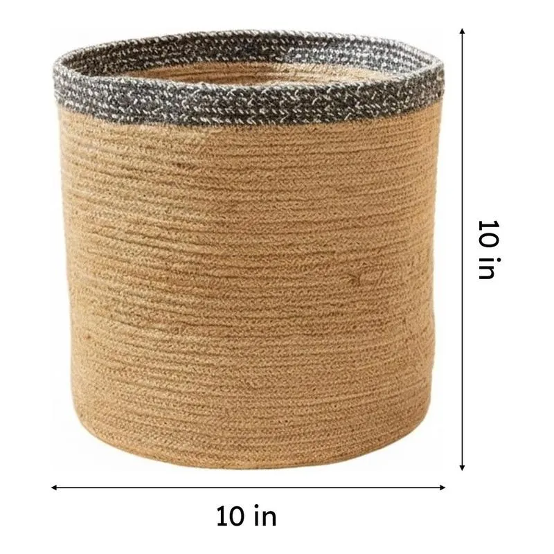 Ryna Natural Fiber Laundry Basket media 6