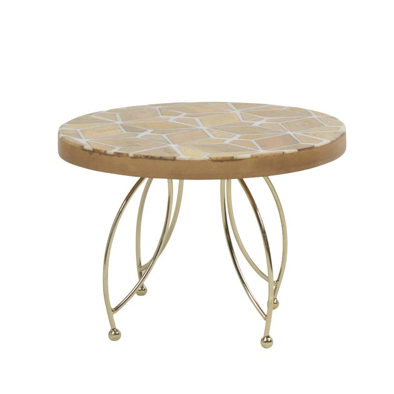 Elevated Charm Cake Stand - Gold media 4