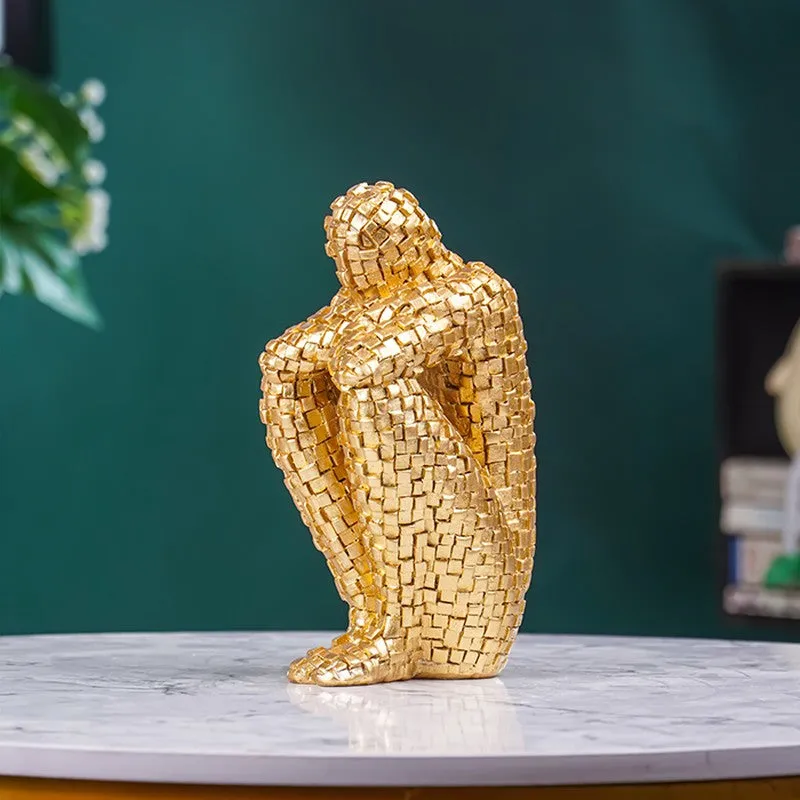 Abstract Human Showpiece - Gold media 1