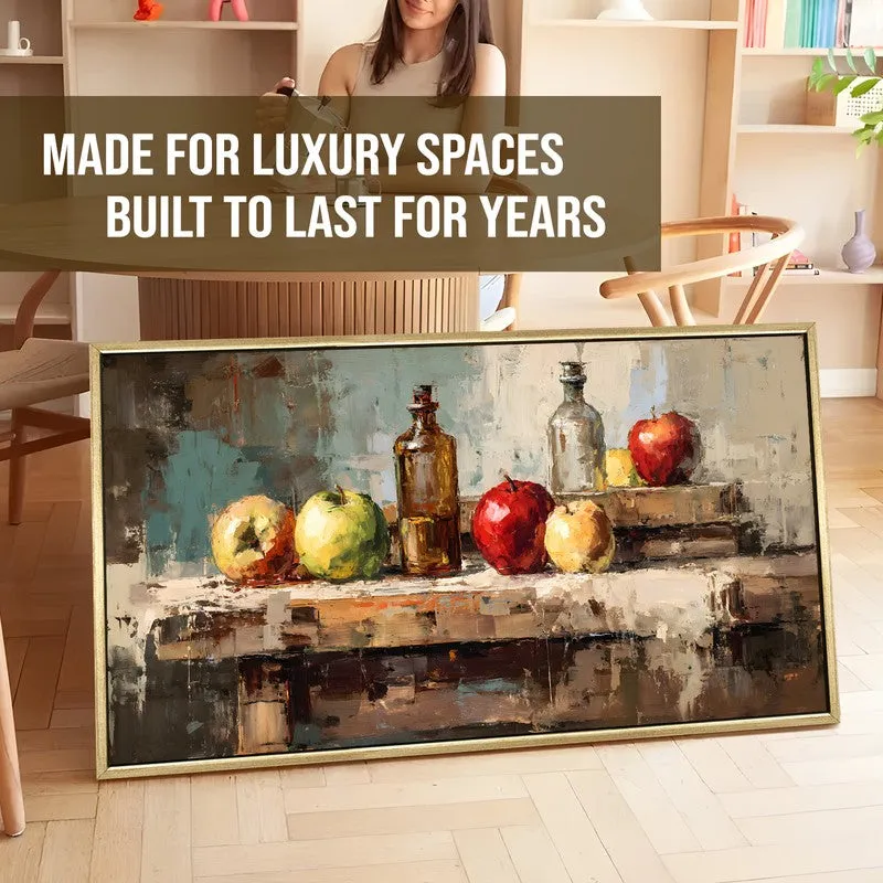 Golden Apples Canvas Wall Painting With Frame media 5