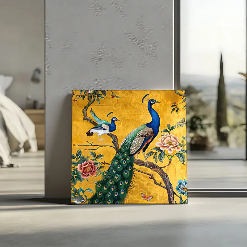 Peacock Of Grace Canvas Wall Art media 6