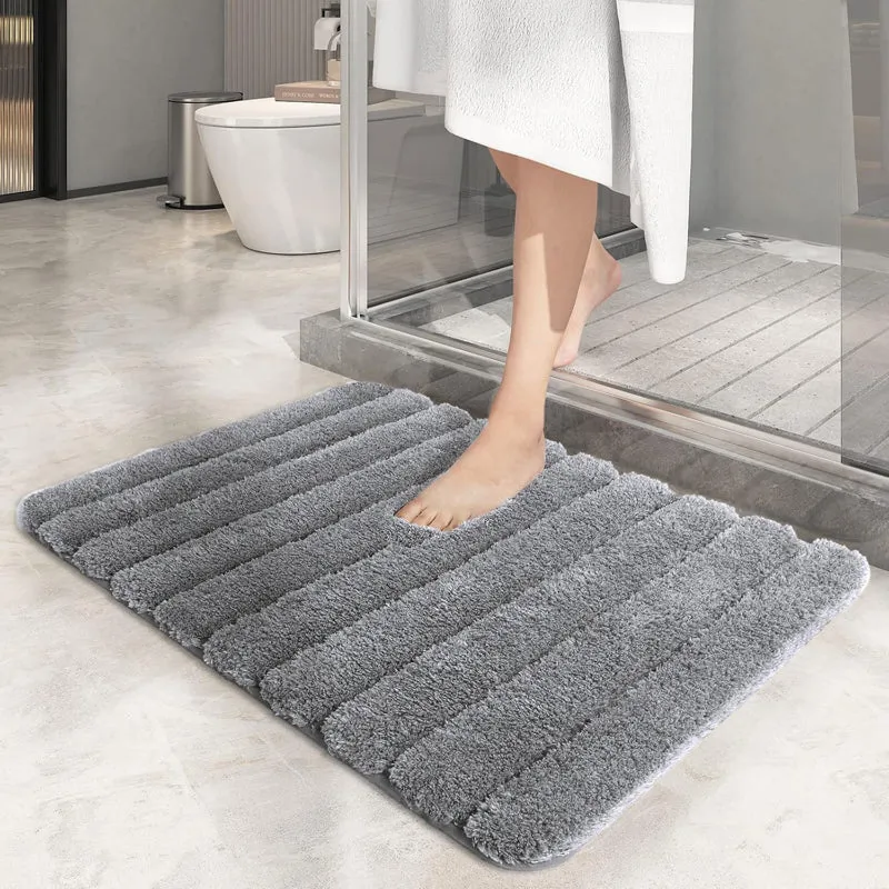 Toronto Touch Microfiber Bath Mat - Grey media 1