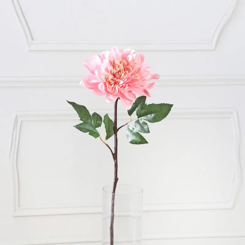 Dahlia Artificial Flower Stem - Pink media 4