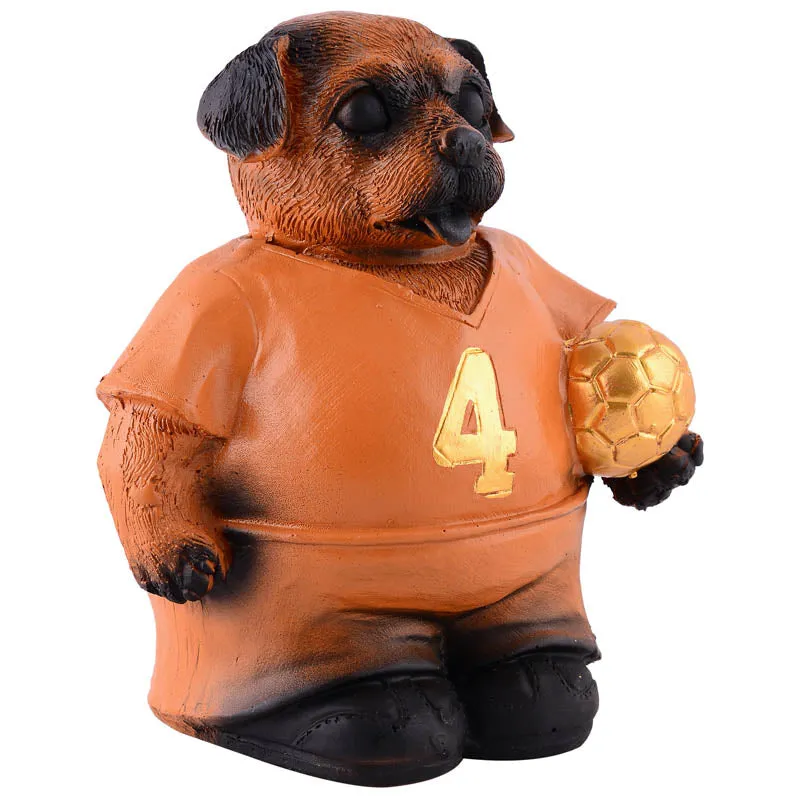 K9 Kicker Painted Polyresin Showpiece - Brown media 3