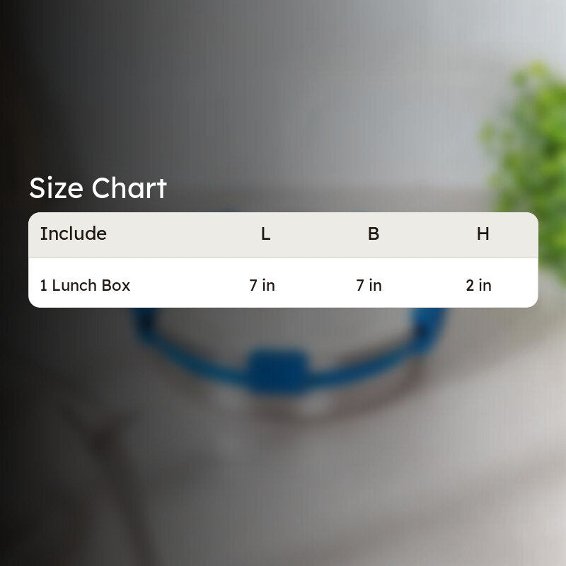 Clip Lock Lunch Box (875 mL) - Dark Blue media 7