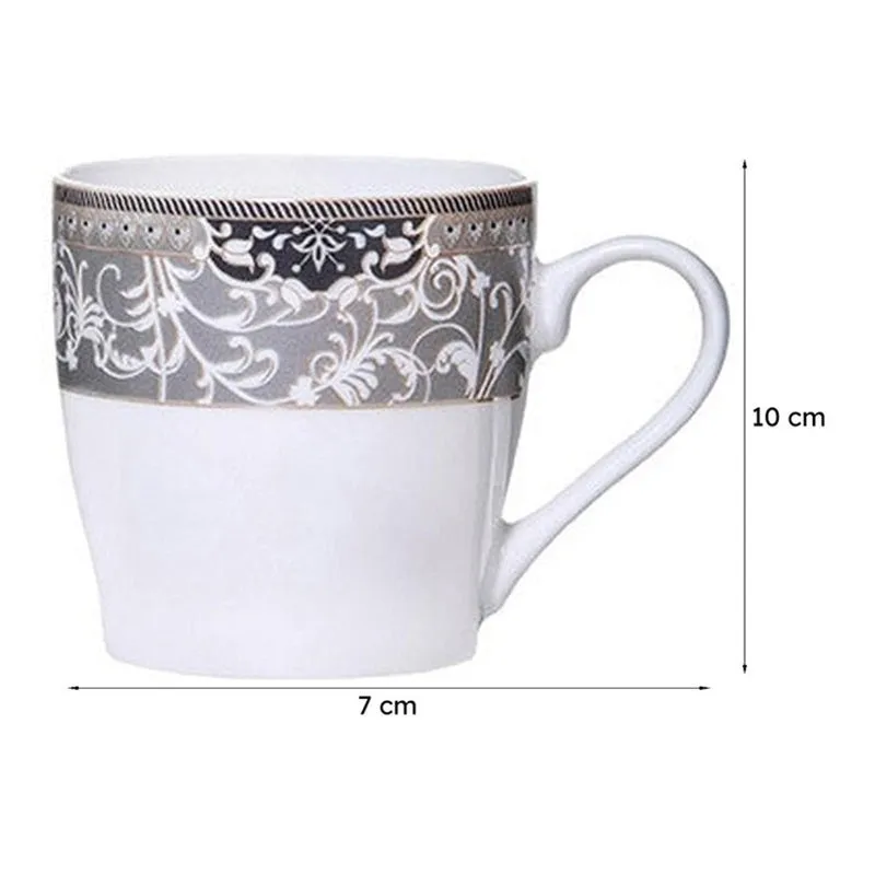 Sonaki Idva Ethnic Bone China Tea Cup (180 mL Each) - Set Of Six media 6