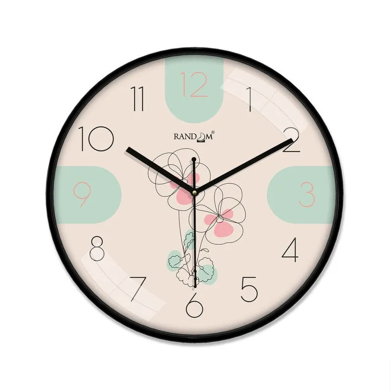 Whimsy Round Analog Wall Clock - Multicolor media 3