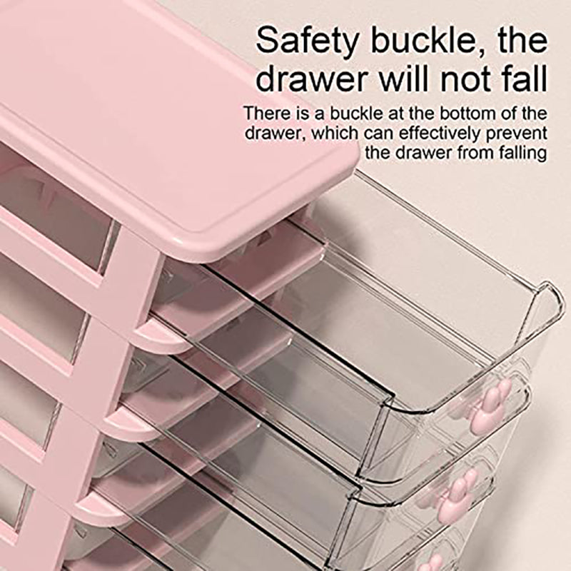 Stowly Four Tier Desk Organiser - Pink media 4
