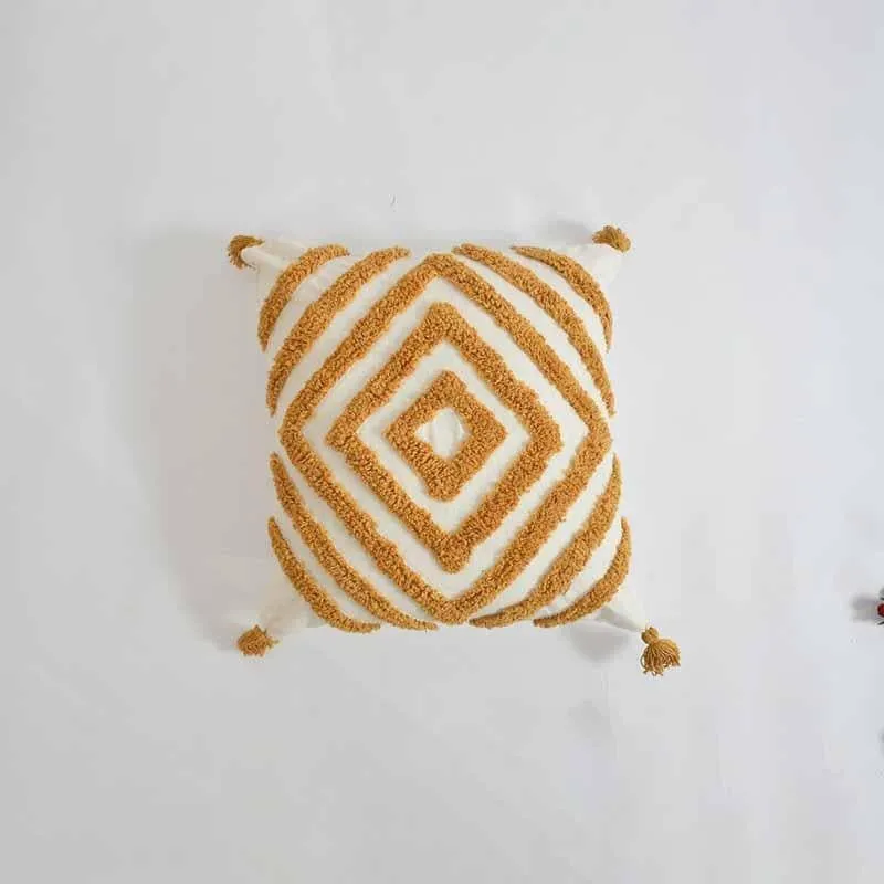 Caramel Queen Cushion Cover- Set Of Two media 5