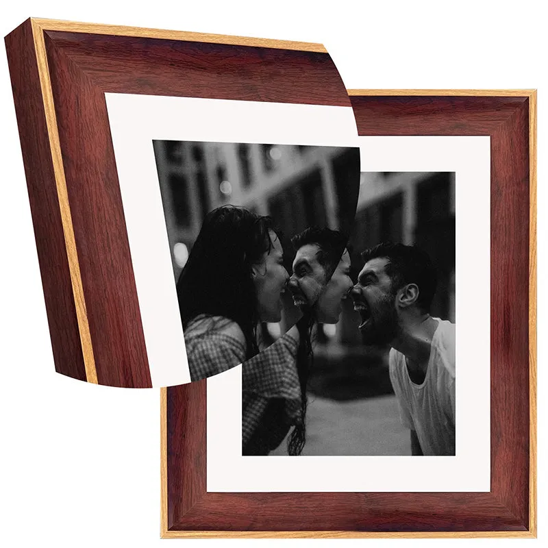 Timberina Photo Frame (Brown) - Set Of Four media 4