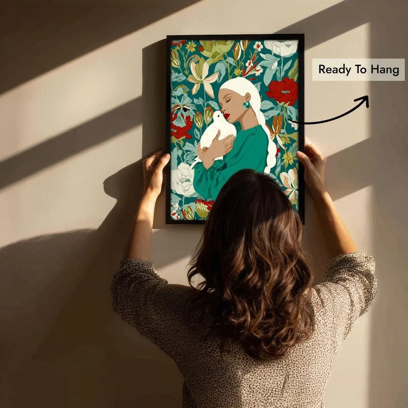 Aureth Canvas Wall Painting With Black Frame media 5