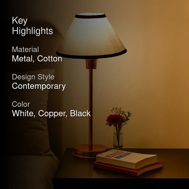 Kavira Aimo Metal Table Lamp - White media 2