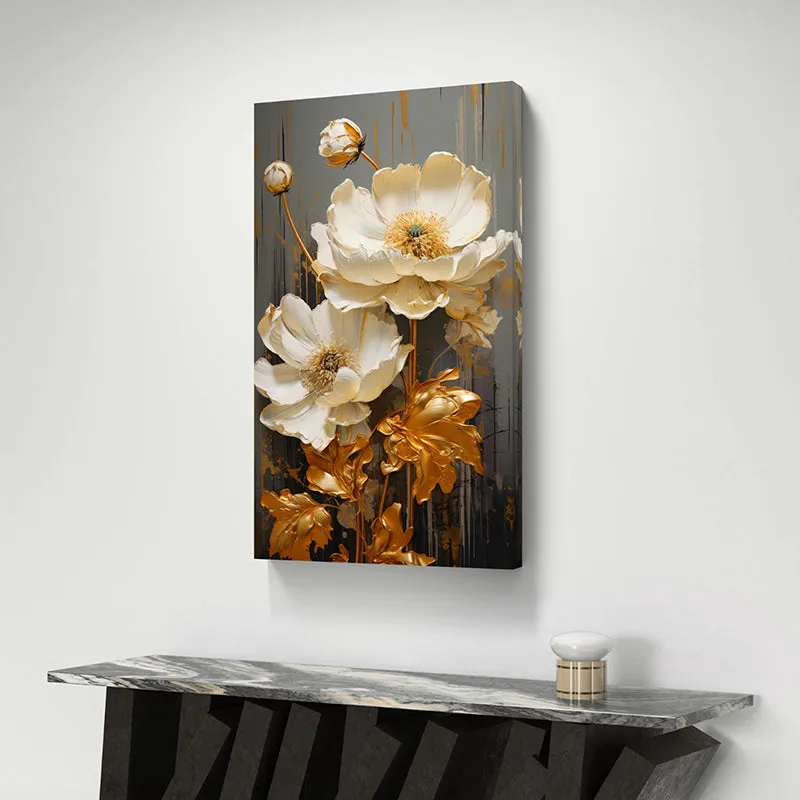 Bloom Gold Wall Painting media 4