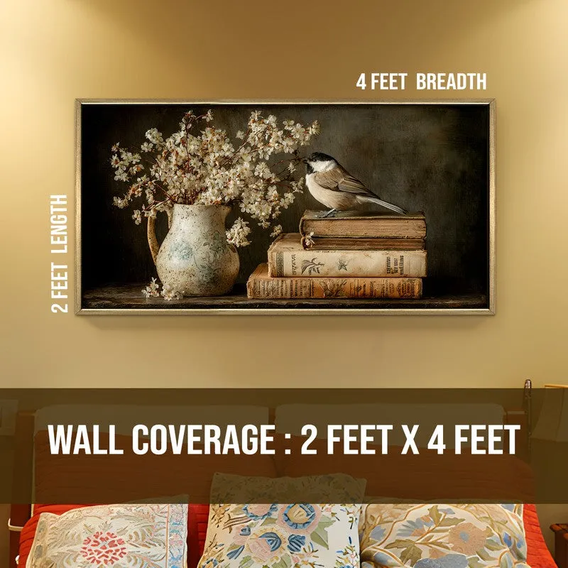 Blush Hydrangeas Canvas Wall Painting With Frame media 8
