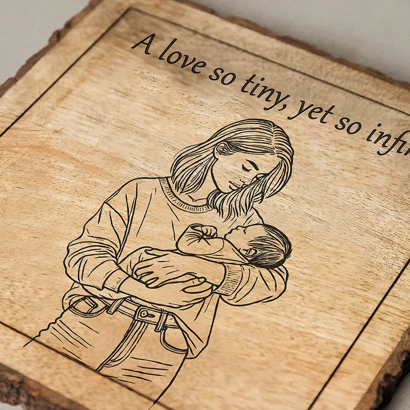 Tiny, Yet Infinite Wood Showpiece - Square media 4