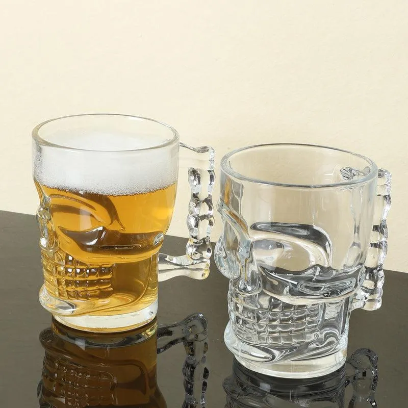 Goldwy Skull Whiskey Glasses (500 mL) - Set Of Two media 5