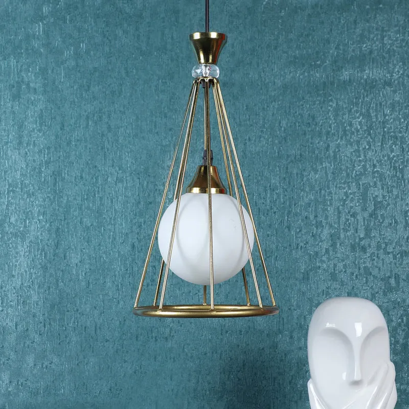 Moonella Iron Ceiling Lamp - Gold media 3