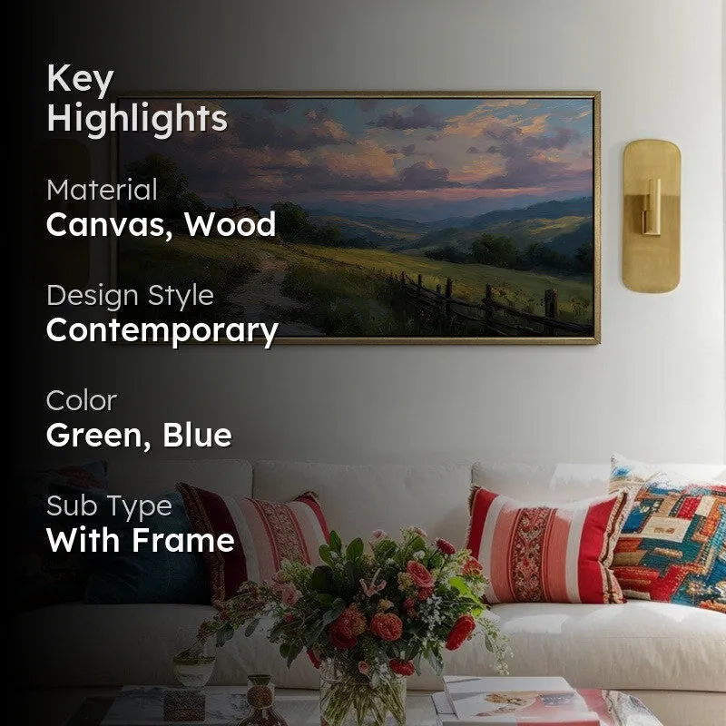 Quietlands Canvas Wall Painting With Frame media 2