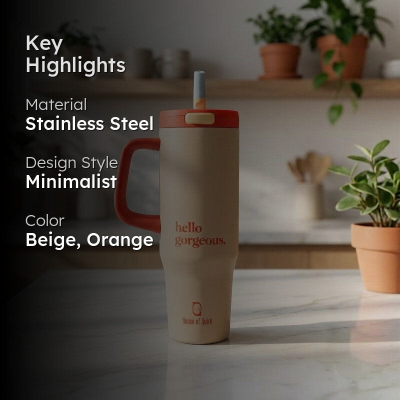 Aqua Graffiti Stainless Steel Tumbler - 1200 ML media 2
