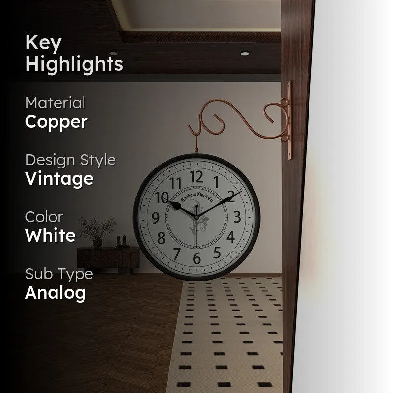 Regentia Double Sided Wall Clock media 2
