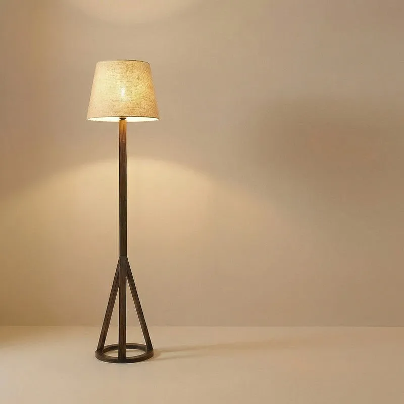 WarmHue Wooden Floor Lamp - Brown media 6