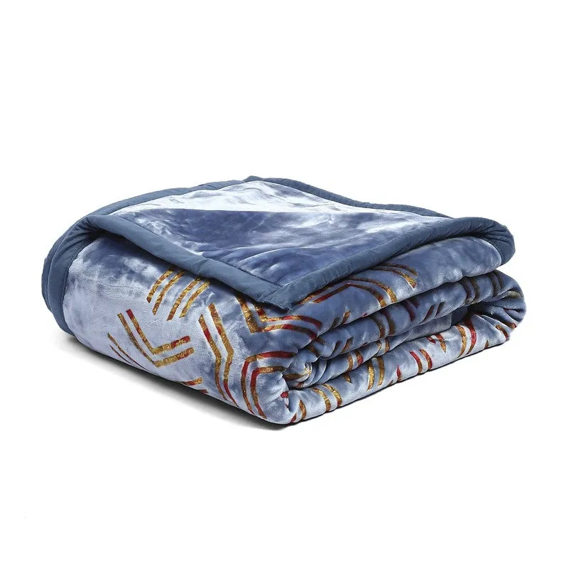 Monte Carlo Mystic Wave Reversible Blanket - 950 GSM media 6