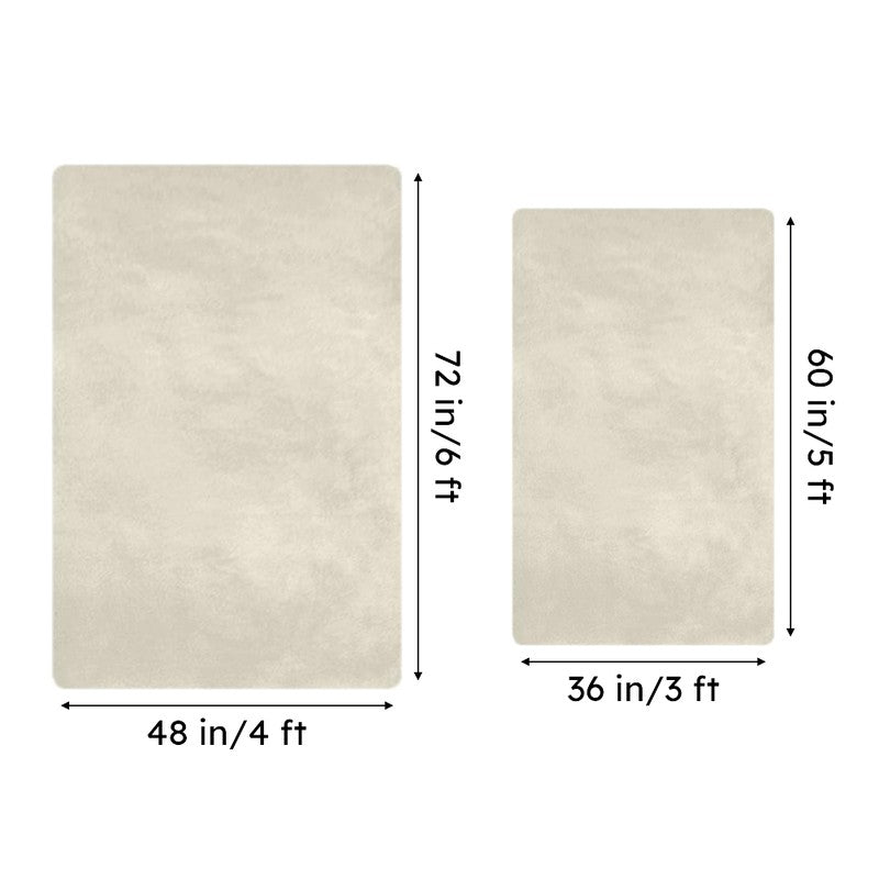 Ruffle Luxe Area Rug - Beige media 8
