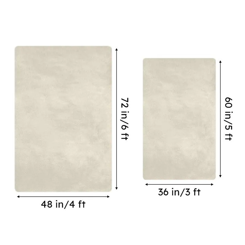 Ruffle Luxe Area Rug - Beige media 8