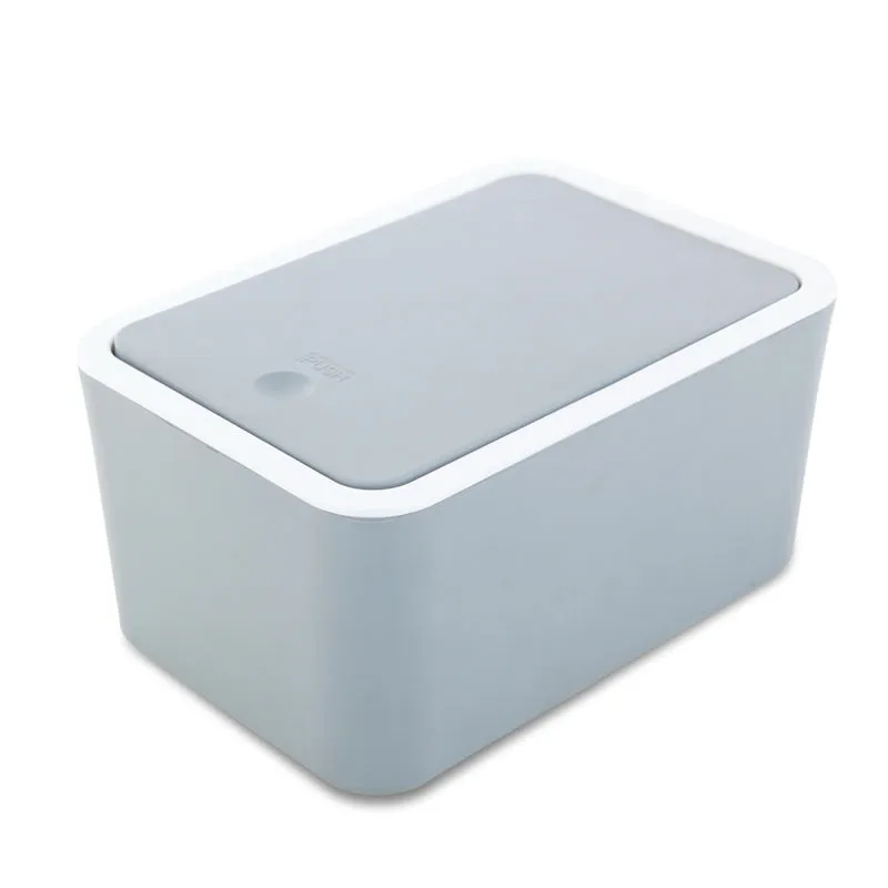 Mille Plastic Storage Basket - Grey media 1