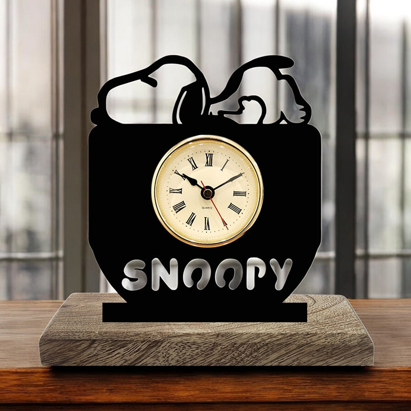 Snoopy Time Analog Table Clock