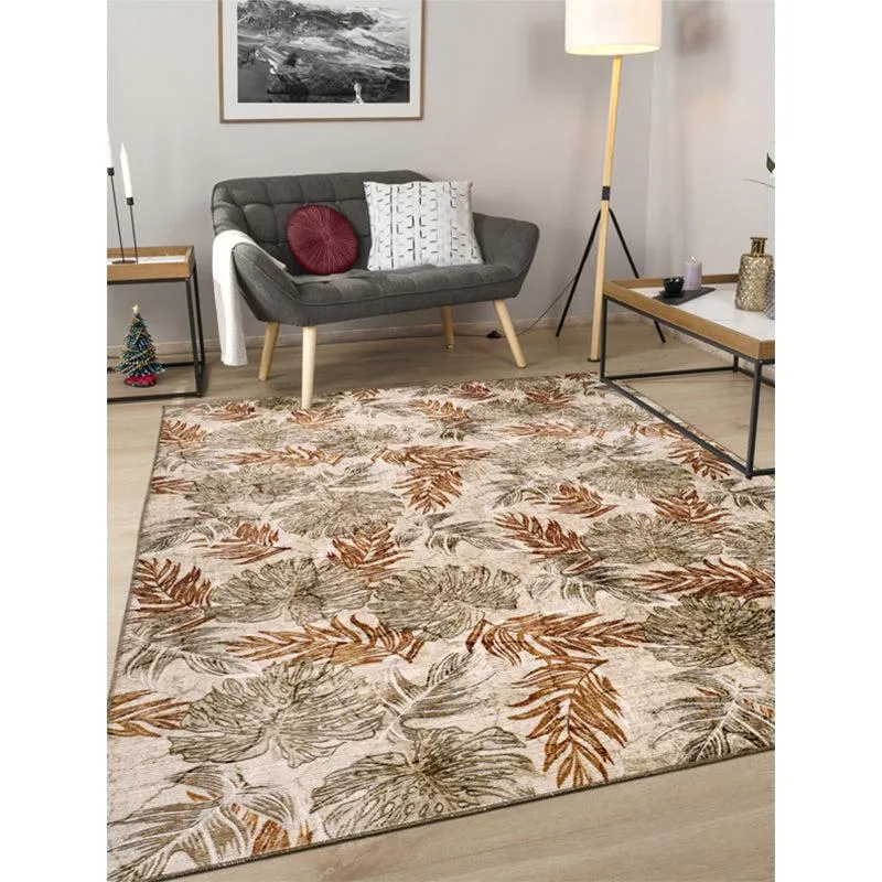 Fariyah Floral Carpet - Brown media 3