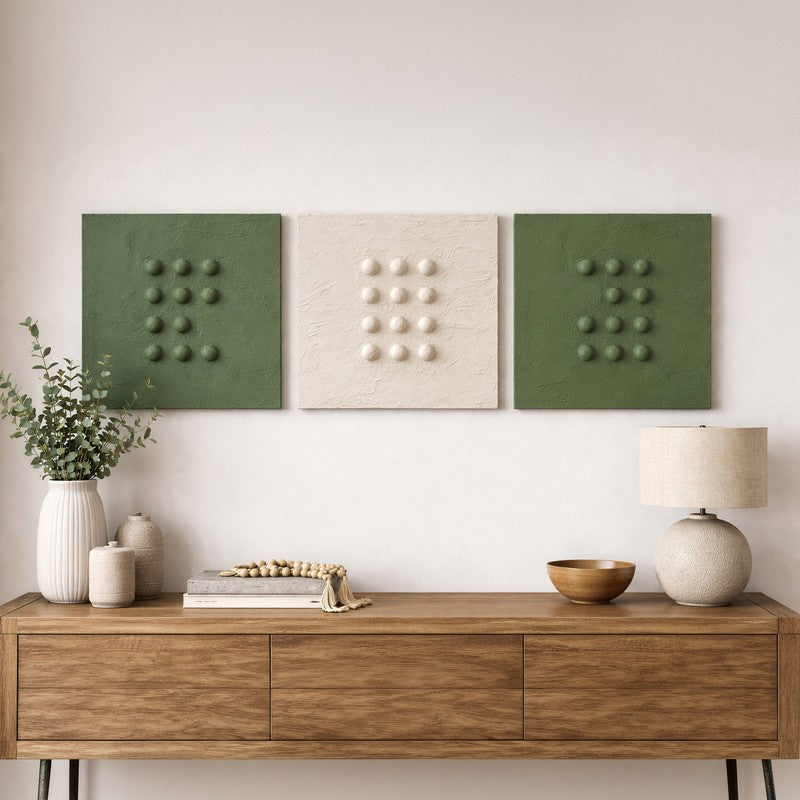 Artique Handcrafted Wall Art - Set of Three media 5